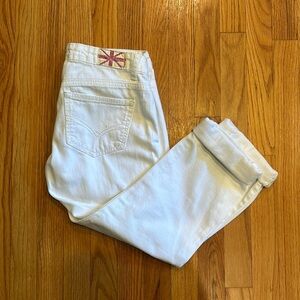 Women’s Machine White Capri Pants Size 25